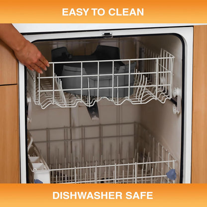 Large Water Bowl for Dogs, Outdoor Dog Water Bowl (1.25 Gallon Extra-Large Capacity), Big Trough Style Food Dish for Indoors or Outside, No Spill Large Dog Bowls, Gunmetal Grey