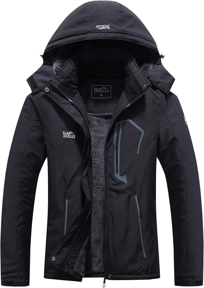 Women'S Ski Jacket Warm Winter Waterproof Windbreaker Hooded Raincoat Snowboarding Jackets