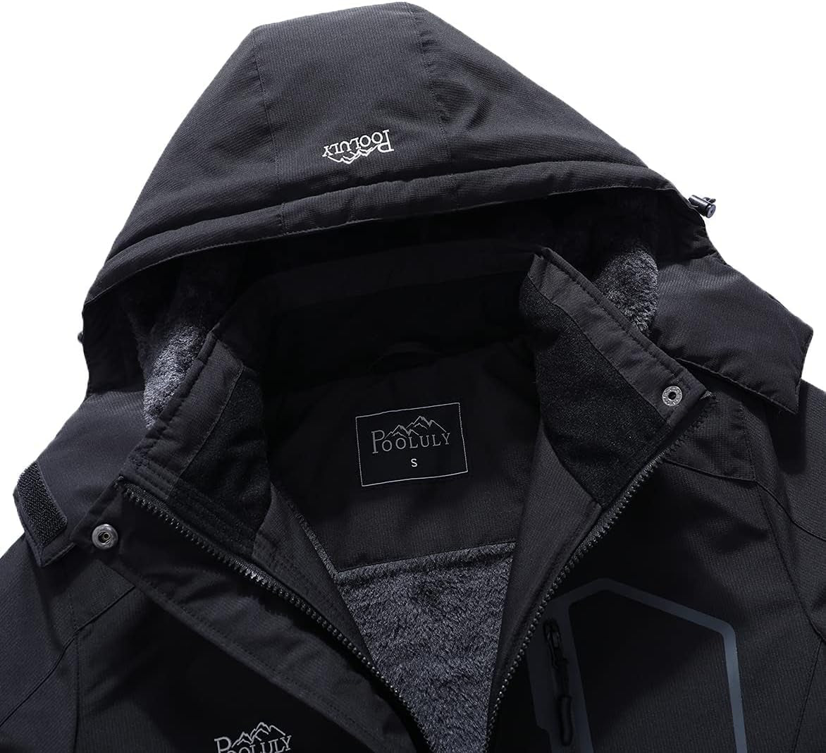 Women'S Ski Jacket Warm Winter Waterproof Windbreaker Hooded Raincoat Snowboarding Jackets